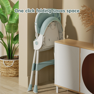 <span class=keywords><strong>Chaise</strong></span> haute confortable pour bébé et enfant, 4 en 1, avec hauteur réglable, pliable, <span class=keywords><strong>chaise</strong></span> de repas pour bébé avec roulettes - Product Image 4