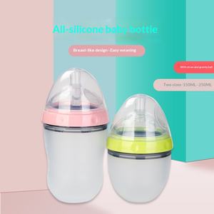 Biberón de Boca Ancha <span class=keywords><strong>con</strong></span> Tetina Simulada de <span class=keywords><strong>Leche</strong></span> <span class=keywords><strong>Materna</strong></span> <span class=keywords><strong>para</strong></span> Bebés, Suave y Flexible, Tipo Arco - Product Image 2