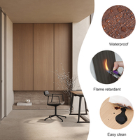 Panneaux muraux en bois plaqué bambou au charbon de bois, design moderne, WPC, imperméables et résistants à l'humidité, pour usage domestique et commercial