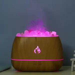 2023 Nieuwe Trend Aroma Diffuser Vlam Simulatie Luchtbevochtiger Negatieve Ion Vlam Aroma Diffuser Aromatherapie Licht