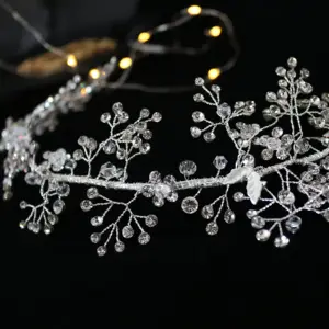 SG0943 Europäische Strass Kristall Braut Haar bänder Vintage Hochzeit Hochzeit Kopf bedeckung Prom Krone