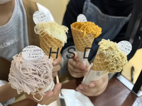 Machine à glace artisanale japonaise Mont Blanc, machine à gelato Matha, machine à nouilles glacées, presse à glace