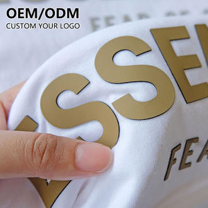 חולצת לוגו מותג מוגבה בתלת מימד מותאם אישית <span class=keywords><strong>3D</strong></span> גומי סיליקון תווית העברת חום מדבקת מדבקת העברת חום חולצת טריקו לגברים - Product Image 1