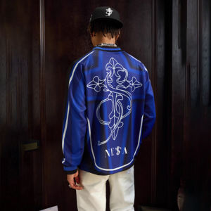 เสื้อกีฬาแบบยั่งยืน สไตล์วินเทจ ปักลายตามสั่ง ออกแบบเฉพาะทีม สะท้อนวัฒนธรรม  เสื้อฟุต<span class=keywords><strong>บอล</strong></span> ฮอกกี้ รักบี้ แบบสวิงแมน - Product Image 2