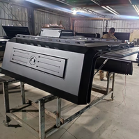 Bâche de benne robuste pour pick-up, monobloc soudé, porte simple, toit rigide étanche en acier laminé pour plateau de chargement de pick-up
