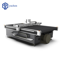 Cortadora Digital Automática de Cama Plana Yuchon con Cuchilla Oscilante para Cartón Impreso
