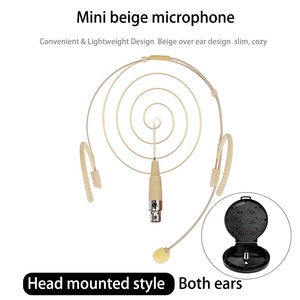 Micrófono de diadema de alta gama con doble auricular - Ligero, con conector XLR TA4F de 4 pines compatible con el sistema inalámbrico <span class=keywords><strong>Shure</strong></span> - Product Image 2