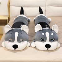 Peluche géante personnalisée Husky, jouet en peluche, coussin, fabricant OEM pour cadeau d'anniversaire