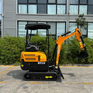 Micro pelleteuse remorquable HIGHTTOP de 2 tonnes Petite pelleteuse HT20 Mini pelleteuse à chenilles à vendre - Product Image 3