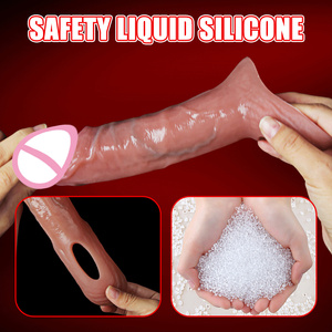 <span class=keywords><strong>Penis</strong></span>-Sleeve Cockring mit Samen-Sperre Penisvergrößerer für Männer Sexspielzeug Weicher <span class=keywords><strong>Penis</strong></span>-Sleeve Samen-Sperrring Cock-Vergrößerer Sexprodukte für Männer - Product Image 5