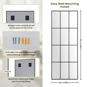 Hot bán phòng khách hình chữ nhật lớn độc đáo tầng thường vụ gương hộ gia đình treo tường - Product Image 2