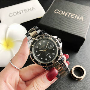 2025年ファッション高級時計工場卸売ブランドロゴ付き女性クォーツ時計メンズユニバーサルスタイル - Product Image 2