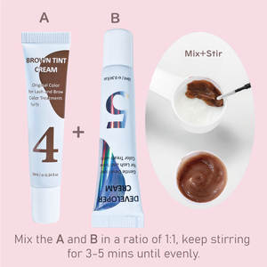 <span class=keywords><strong>Kit</strong></span> Tinta <span class=keywords><strong>Sopracciglia</strong></span> Private Label Semi Permanente Professionale, Gel Henna per Tinta Ciglia e <span class=keywords><strong>Sopracciglia</strong></span> - Product Image 2