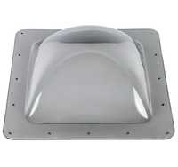 Dôme de remplacement universel pour fenêtre de toit extérieure 14''x14'' pour camping-cars, caravanes et roulottes