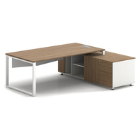 Escritorio de Computadora al por Mayor con Cajones, Mesa Moderna para Oficina, Escritorio Ejecutivo Moderno, Muebles de Escritorio en Forma de L de Lujo