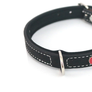 Collar para Perro y Gato de PU con Estampado de Pata Roja 2.0*42cm, Correa Reflectante de Poliéster de Liberación Rápida, Estilo Simple - Product Image 6