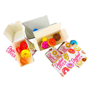 Eco Friendly Carton Durable Cookie Box Food Donut Box