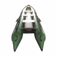 Bateau de pêche à rames FREESUN avec pédale, bateau gonflable à une place conçu avec une pédale