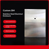 Caja de Distribución Impermeable de Acero Inoxidable 304 para Montaje en Pared Interior/Exterior, Personalizada por el Fabricante, con Clasificación IP65, Modelo 001