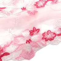 Tissu de dentelle élastique de haute qualité 24 cm en Spandex Nylon extensible multicolore pour robes de mariée, décorations et styles en maille - Vente en gros