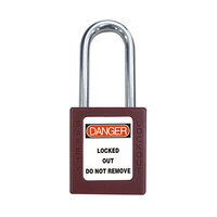 Cadenas de sécurité industriel ABS de Chine, couleur orange, 38 mm, vente en gros, pas cher, promotion
