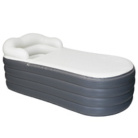 Baignoire gonflable grande taille, spa portable pour adultes, baignoire pliable pour eau froide et chaude, vente chaude
