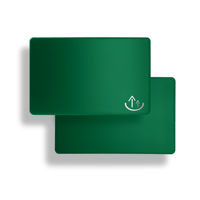 NOUVELLE Carte Métallique Multifonctionnelle NFC en Acier Inoxydable Mat Carte de Membre Numérique Accès Évolutif + Carte d'Accès Promotionnelle Verte