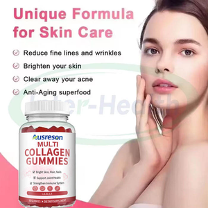 Gomitas de Colágeno Ausreson OEM Bears, Gomitas Rellenas Halal, Suplemento Blanqueador de Piel, Gomitas de Colágeno con Vitamina C para la Piel - Product Image 3