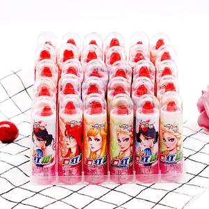 Putri permen pelembap bibir Glitter Lipstik Lollipop mainan kotak anak-anak selebriti Internet makanan ringan grosir santai anak-anak keras - Product Image 2