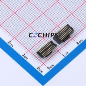 XDBM/F-0840-2*10PIN Board-to-Board & Backplane Connector SMD,P=0.8mm Connector 20P 0.8mm Vertical Mount 2 - Product Image 2