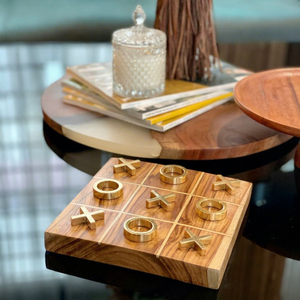 Wooden Strategy <b>Board</b> Classic X O Competition Sustainable Montessori Learning Toy Recreational Birthday Present - Product Image 1