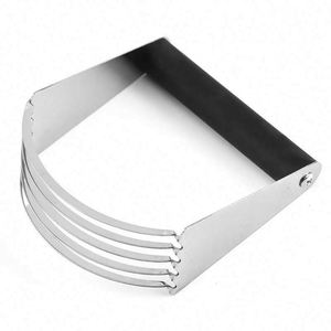Robot culinaire en acier inoxydable pour la maison et la cuisine, avec lames en acier inoxydable 430, mixeur, coupe-pâte pour pâtes, croûtes de tartes et gâteaux - Product Image 1