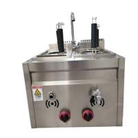 Nouveau modèle très demandé de cuiseur à pâtes professionnel de table à 4 cuves en acier inoxydable, à gaz, avec protection anti-flamme, multifonctionnel et facile à nettoyer