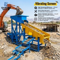 Crible vibrant à structure robuste de 100 à 150 TPH pour la classification des matériaux minéraux sur site minier