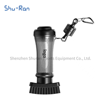 SHURAN Brosse de nettoyage pour clubs de golf, légère et durable en ABS+TPR, accessoire portable avec mousqueton rétractable