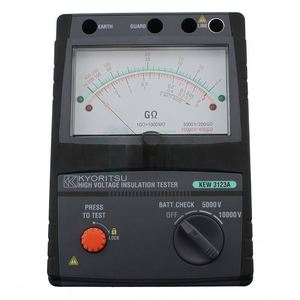 Testeur d'isolation haute tension Kyoritsu KEW 3123A, précision de 5 %, instruments de mesure et d'analyse, mesure électronique KEW 3123A - Product Image 1
