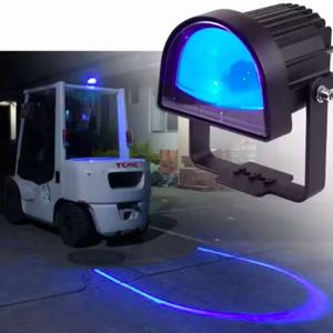 Feux de signalisation en forme d'arc inversé 10-80VDC rouge <span class=keywords><strong>vert</strong></span> bleu pour chariot élévateur pour la protection des piétons en zone dangereuse - Product Image 6