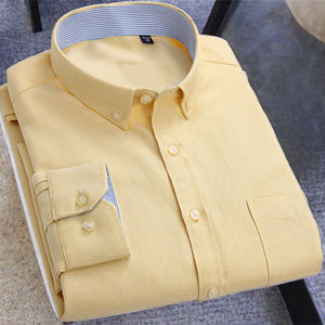 Camisa de Vestir Italiana ODM de Primavera para Hombre, de Algodón de Alta Calidad, de Manga Larga, Transpirable, de Secado Rápido, Estilo Oxford, Cuello Solapa, para Negocios o Casual - Product Image 3