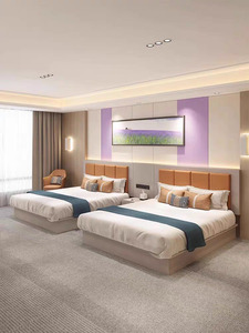 <span class=keywords><strong>Letto</strong></span> Matrimoniale Queen Size in Legno per Camera da <span class=keywords><strong>Letto</strong></span> di <span class=keywords><strong>Hotel</strong></span> a Tre o Cinque Stelle, Vendita Calda - Product Image 5