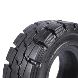 उच्च गुणवत्ता वाले टायर ब्रांड फोर्कलिफ्ट स्पेयर पार्ट्स G18*7-8 सॉलिड टायर