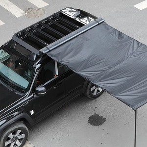 Panier <span class=keywords><strong>de</strong></span> <span class=keywords><strong>toit</strong></span> en alliage d'aluminium pour bagages, échelle latérale et boîte latérale pour Citroën C5 Aircross 2018-2026 - Product Image 3