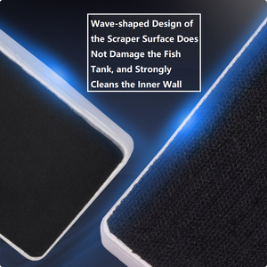 Accessoires pour <span class=keywords><strong>aquarium</strong></span>, brosse magnétique Jeneca, auto-flottante, portable, rectangulaire, en plastique durable, écologique, pour intérieur et extérieur - Product Image 3