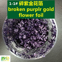 Flocon de feuille d'or imitation flocon de feuille d'or 75 g/boîte couleurs mélangées pour la décoration de produits d'artisanat en résine époxy pour le bricolage