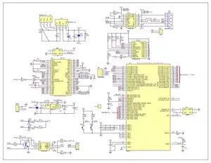 Bảng điều khiển mô-đun pcba bố trí thiết kế pcba bảng điều khiển chương trình phát triển sơ đồ PCB Gerber tập tin thiết kế và chế tạo