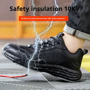 <span class=keywords><strong>Scarpe</strong></span> <span class=keywords><strong>Antinfortunistiche</strong></span> SF711-5 Leggere, Resistenti all'Usura, Antiscivolo, Isolate 10KV, per Elettricisti e Industria Energetica, con Suola in EVA, Antiurto per Uomo - Product Image 3