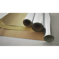 Rouleaux de film d'emballage industriel en papier kraft laminé étanche en papier d'aluminium