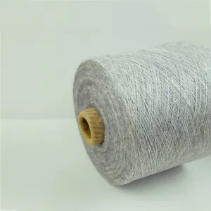 纺纱缝纫线混芯纺纱48/2纳米莫代尔混纺涤纶尼龙小可持续刺绣牙线环锭纺