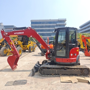 Free Shipping Used YANMAR VIO55 5.5Ton Mini Excavator Hot Sale Crawler Excavator Original Japan Yanmar Vio55 Mini Diggers