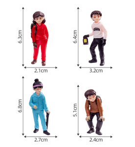 Pequeño 3D Adventure Mountaineer decoración del hogar figura personas niño niña pareja escultura estatuilla miniatura chico juguete fabricantes - Product Image 2