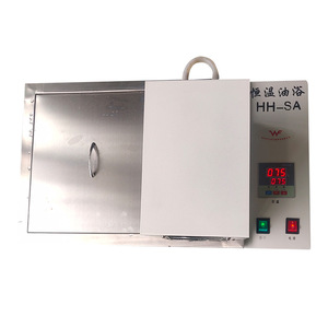 HH-SA อ่างน้ำมันควบคุมอุณหภูมิแบบดิจิตอล 400x280x180 สแตนเลสสตีล พร้อมเทอร์โมสตัทสำหรับห้องปฏิบัติการ - Product Image 3